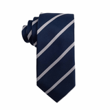 Snowman Tie w Modern Stripes