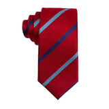 Snowman Tie w Modern Stripes