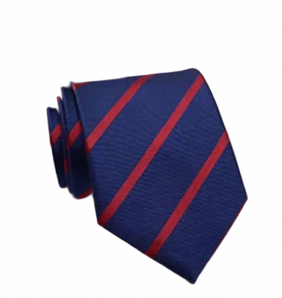 Snowman Tie w Modern Stripes